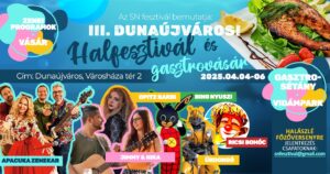 III. Dunaújvárosi Halfesztivál ingyenes Opitz Barbi koncerttel