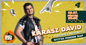 Ingyenes Kárász Dávid koncert Budapest belvárosában