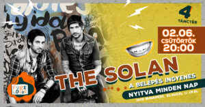The Solan ingyenes koncert Budapest belvárosában a Füge udvarban