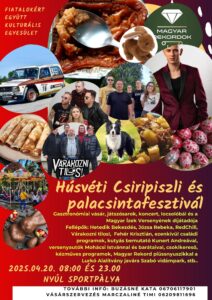 Húsvéti Csiripiszli és Palacsintafesztivál Nyúlon – Ingyenes Fehér Krisztián koncert