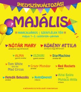 Győr Majális 2025 programok