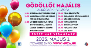 Gödöllő Majális 2025 program – Ingyenes Varga Viktor, Janicsák Veca koncert
