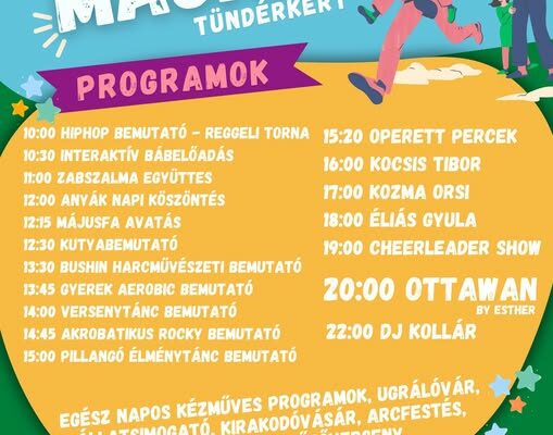 Soroksár Majális program 2025 – Budapest XXIII. kerület programok május 1 Soroksár Majális program 2025 - Budapest XXIII. kerület programok május 1