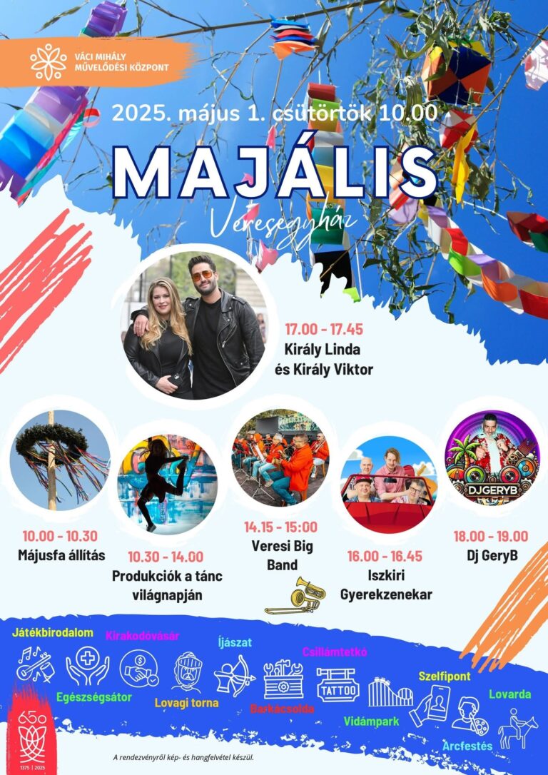 Veresegyház Majális programok 2025