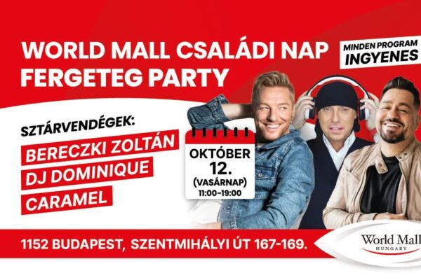 Családi Nap októberben Újpalotán! Caramel és Bereczki Zoltán koncert