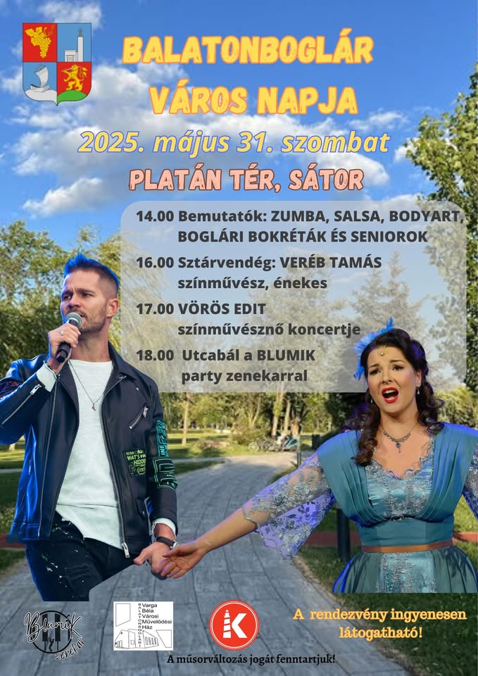 BALATONBOGLÁR VÁROS NAPJA 2025 program