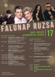 Falunap Ruzsa – ingyenes koncertek: Szabyest, Varga Feri és Balássy Betti, DJ Szatmári és Szakos Andi