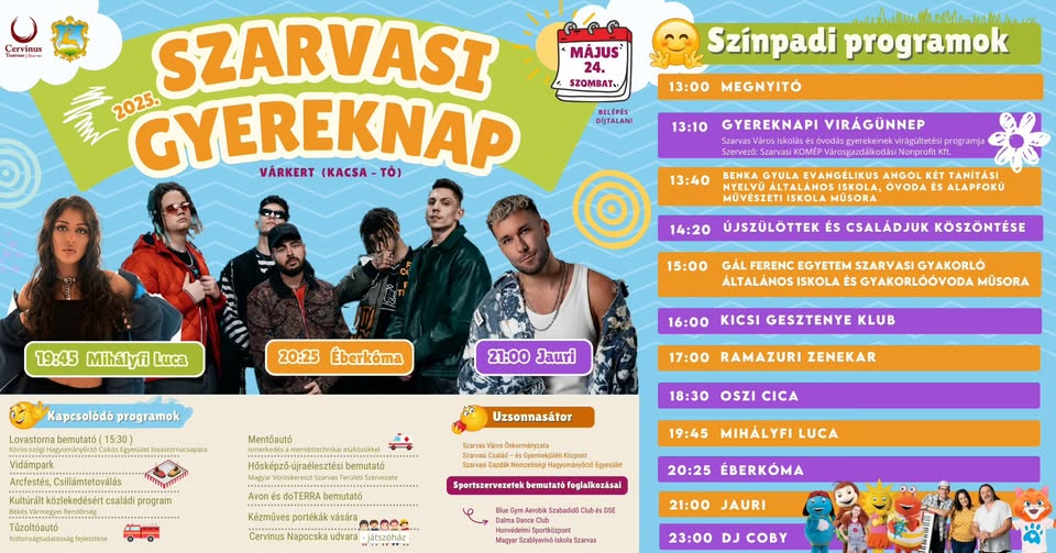 Gyereknapi program Szarvason
