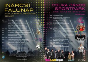 Inárcs Falunap 2025 – Kiss Kevin, Apacuka zenekar, New Level Empire