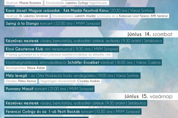 Kék Madár Fesztivál Kalocsán – ingyenes Punnany Massif koncert