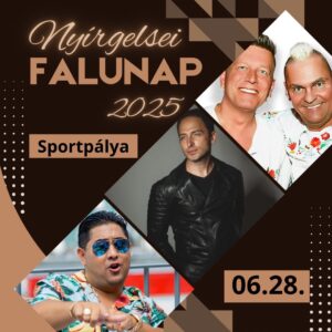 Nyírgelse Falunap 2025 – ingyenes koncertek: Mc. Hawer & Tekknő, Kis Grófo, Krisz Rudi