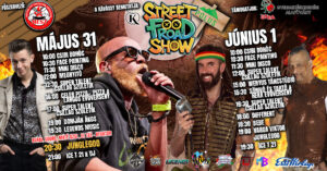 Street Food Roadshow Budapesten a Pólus Centernél – Ingyenes Bebe és Varga Viktor koncert