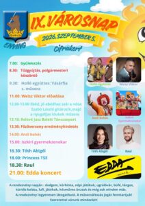 Enying Városnap – EDDA, Raul, Tóth Abigél, Weisz Viktor, Iszkiri