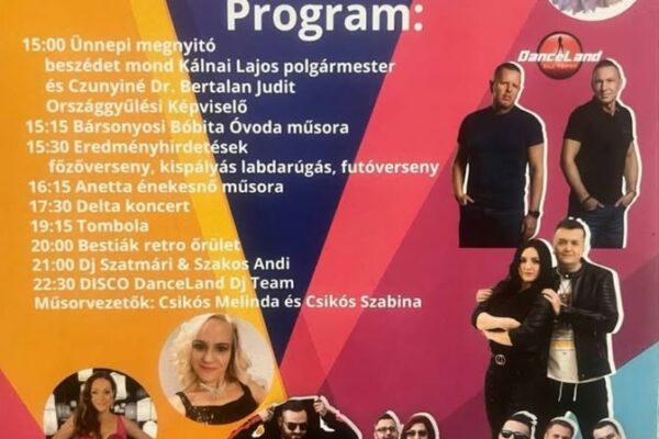 Falunap Bársonyos – Delta, Bestiák, DJ Szatmári