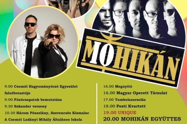 Falunap Csemő – Ingyenes Unique koncert