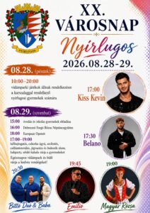 Nyírlugos Városnap – Emilio, Belano, Kiss Kevin, Magyar Rózsa, Bittó Duó