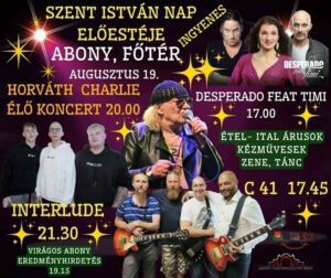 Abony Szent István Nap – Augusztus 19.