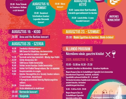 Augusztus 20. Siófokon – Kormorán koncert