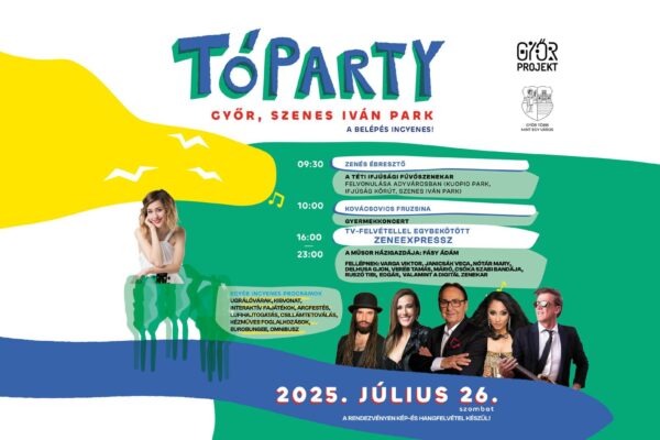 Győr Tóparty 2025 program