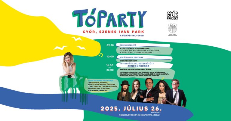 Győr Tóparty 2025 program