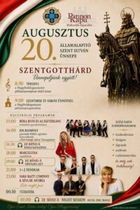 Szentgotthárd Szent István Nap – Augusztus 20.