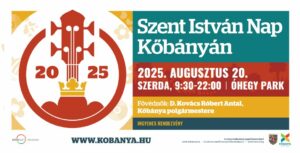 Kőbánya Óhegy park Szent István Napok 2025 program ingyenes koncertekkel