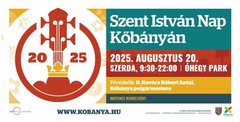 Kőbánya Óhegy park Szent István Napok 2025 program ingyenes koncertekkel