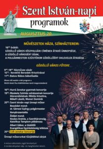 Gödöllő Szent István napi programok augusztus 20