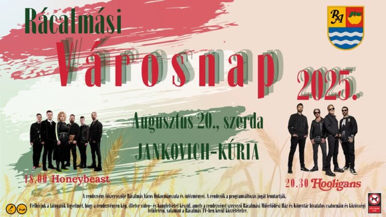 Rácalmási városnap 2025 program