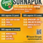 Soporon SÖRNAPOK 2025 program