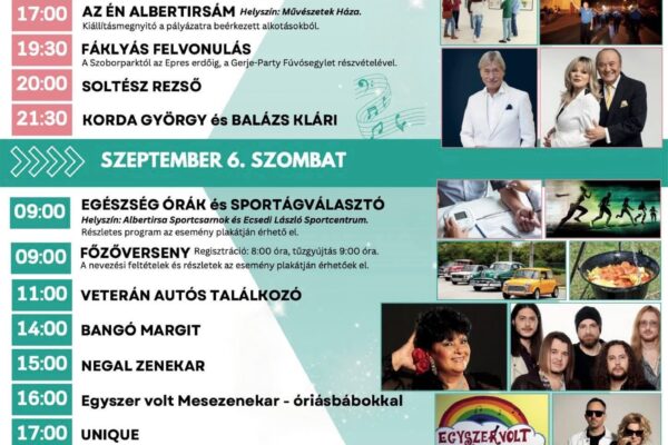 Albertirsa városnapi program