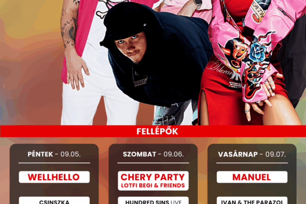 Családi fesztivál a rakparton, ingyenes koncertek: Wellhello, Manuel..