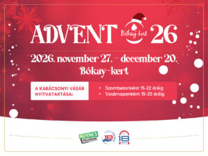 Bókay-kert (Budapest 18.) – Advent ingyenes koncertekkel – Tóth Abigél, Kocsis Tibor, Szekeres Adrienn, Dívák, Pál Dénes, DJ Lotters, DJ Dominique, Szinetár Dóra, Komonyi Zsuzsi, Kovácsovics Fruzsina, Miller Zoltán