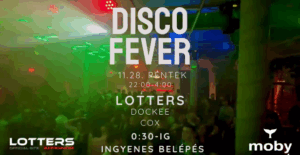 Ingyenes Disco és DJ LOTTERS buli Budapesten a Bálnában