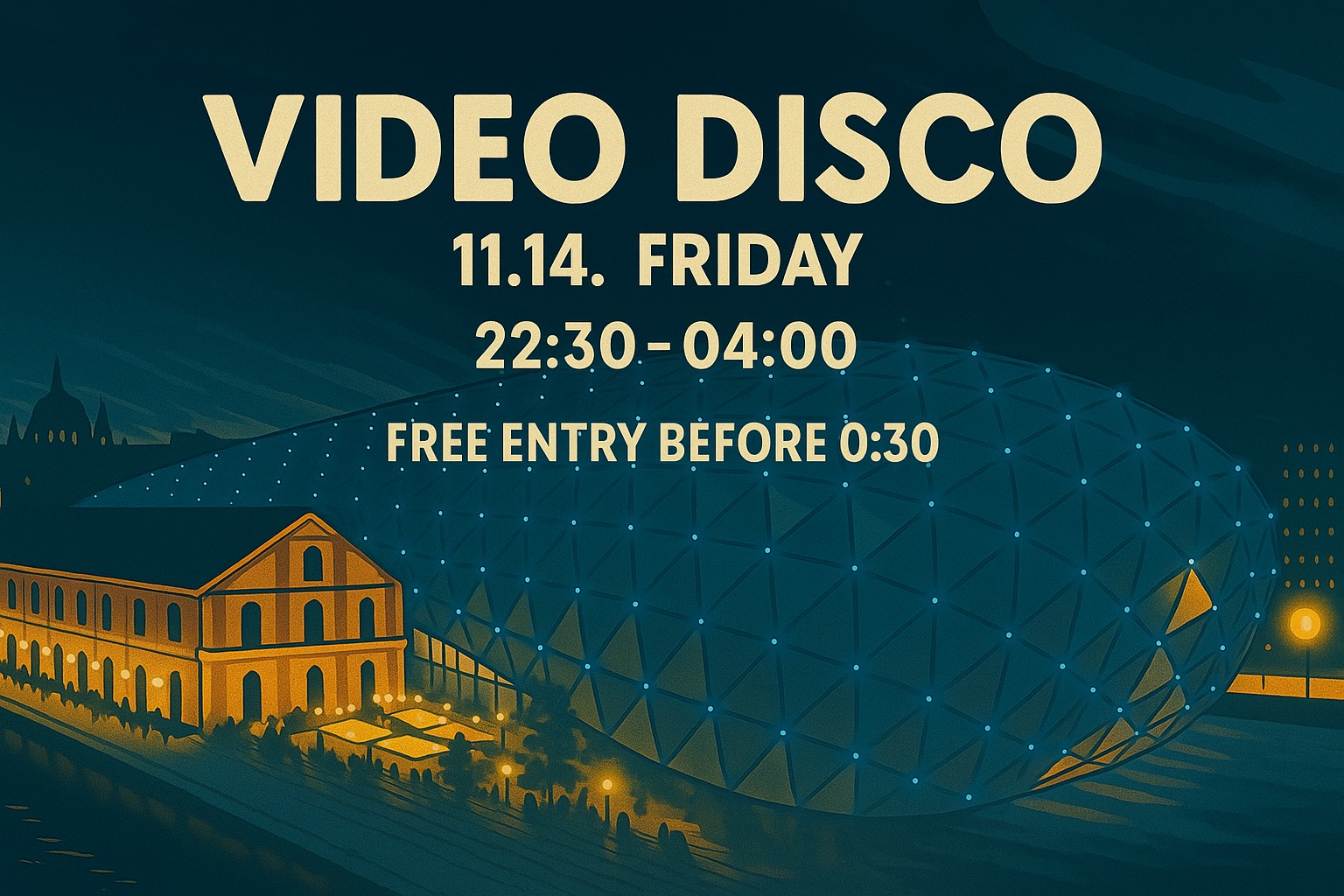 Ingyenes Video Disco Party Budapesten a Bálnában