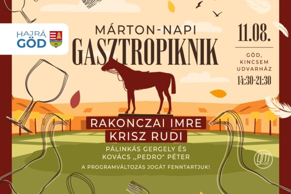 Márton-napi Gasztropiknik ingyenes Krisz Rudi koncert