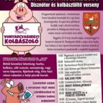 Vonyarcvashegyi Kolbászoló 2025 fellépők és programok
