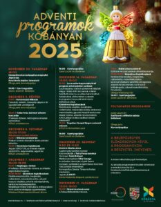 Adventi programok Kőbányán 2025