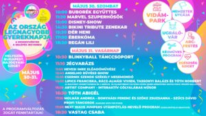 Gyereknap hatalamas bulival Budapesten a Hajógyári Szigeten – Éberkóma, Regán Lili, Vastag Csaba, Tóth Abigél, Dér Heni, Buborék Együttes, Jégvarázs, Marvel, Disney-show, stb.