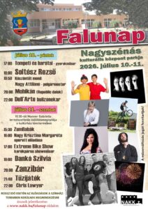 Nagyszénás Falunap – Zanzibár, Dankó Szilvia, Soltész Rezső, Chris Lawyer