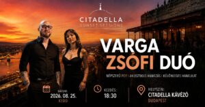 Citadella Sunset Sessions – Varga Zsófi Duó – ingyenes nyáresti koncert Budapesten, a Citadellánál