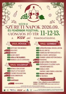 Gyöngyös – Mátrai Szüreti Napok és Fehérbor Fesztivál – Magna Cum Laude, Anna and the Barbies, Gudics Máté, Nika, Karthago