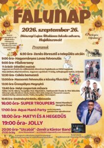Hajdúszovát Falunap – Jolly, Fehér Krisztián, Matyi és a Hegedűs, DJ Szatmári