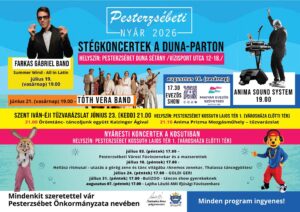 Pesterzsébeti Nyár – Ingyenes Programok a Duna-parton