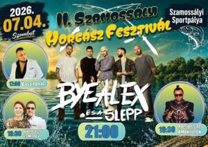 Szamossályi Horgász Fesztivál – Bódi Guszti és Margó, Byealex, Kozso és az Ámokfutók