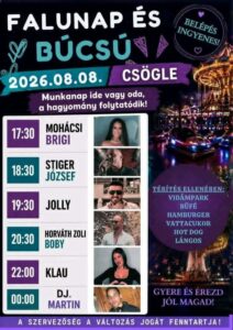 Csögle Falunap – Jolly, Mohácsi Brigi
