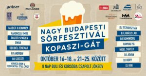Nagy Budapesti Sörfesztivál a Kopaszi-gáton – Nigel Stately, DJ Szecsei, Hamvai P.G., DJ Dominique, DJ Andrew, Hauber x Bonanza és még sokan mások
