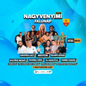 Nagyvenyim Falunap – Neoton, Gáspár Laci, Soltész Rezső, Szabó Ádám, Veréb Tamás, Kozma Orsi
