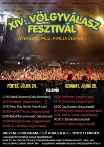 Nyergesújfalu Völgyválasz Fesztivál – ingyenes koncertekkel: Horváth Tamás, Parno Graszt, Éberkóma, Punnany Massif, DJ Lotfi Begi