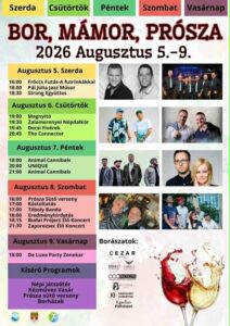 Zalakaros Bor, Mámor, Prósza Fesztivál – Zaporozsec, Unique, Animal Cannibals